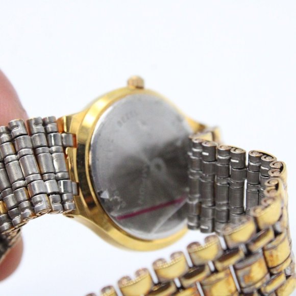 J.B Champion Watch Womens Gold Tone Stainless Steel Classic Gold Dial Bracelet - Picture 8 of 8